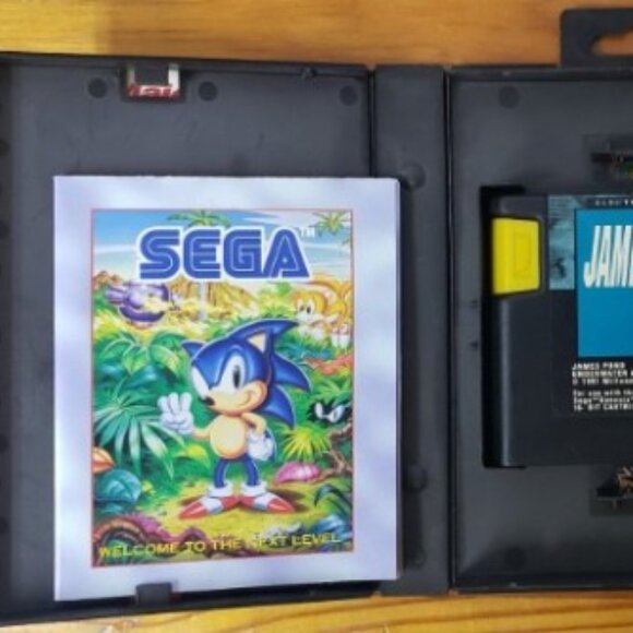 VINTAGE SEGA GENESIS JAMES POND UNDERWATER AGENT GAME 1991 - Picture 2 of 6